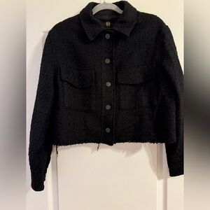 House of Harlow 1960 Black Textured Blazer